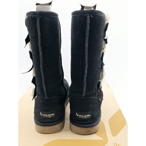 Koolaburra by UGG Victoria Boot 1015875 Womens‎ Tall Fashion Suede Black Sz7 - Picture 4 of 15